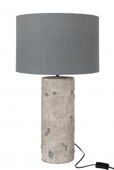 Lampe+Schirm Greta Beton Grau Large 