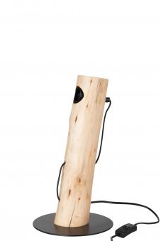 Tischlampe Silas Schräg Berangan Holz Naturell 