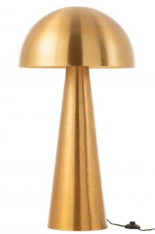 Lampe Pilz Metall Matt Gold Extra Large 