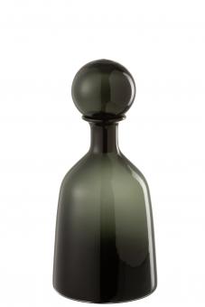 Flasche+Korken Regelmäßig Dekorativ Niedrig Glas Schwarz Small 