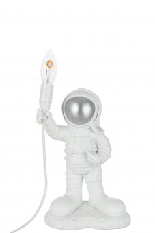 Lampe Astronaut Fuß Poly Weiß 