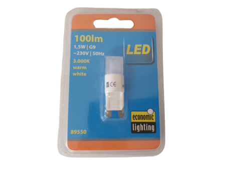 G9 LED Leuchte 100lm 1,5W 3000k warmwhite n.d. 